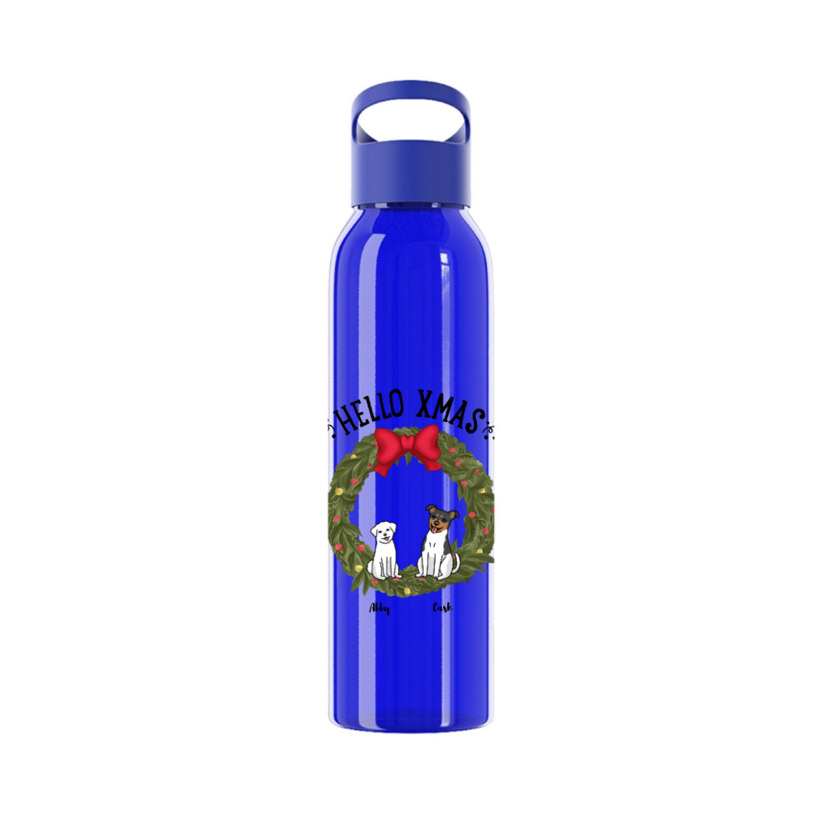 Hallo Xmas Weihnacht Wasserflasche 650 ml