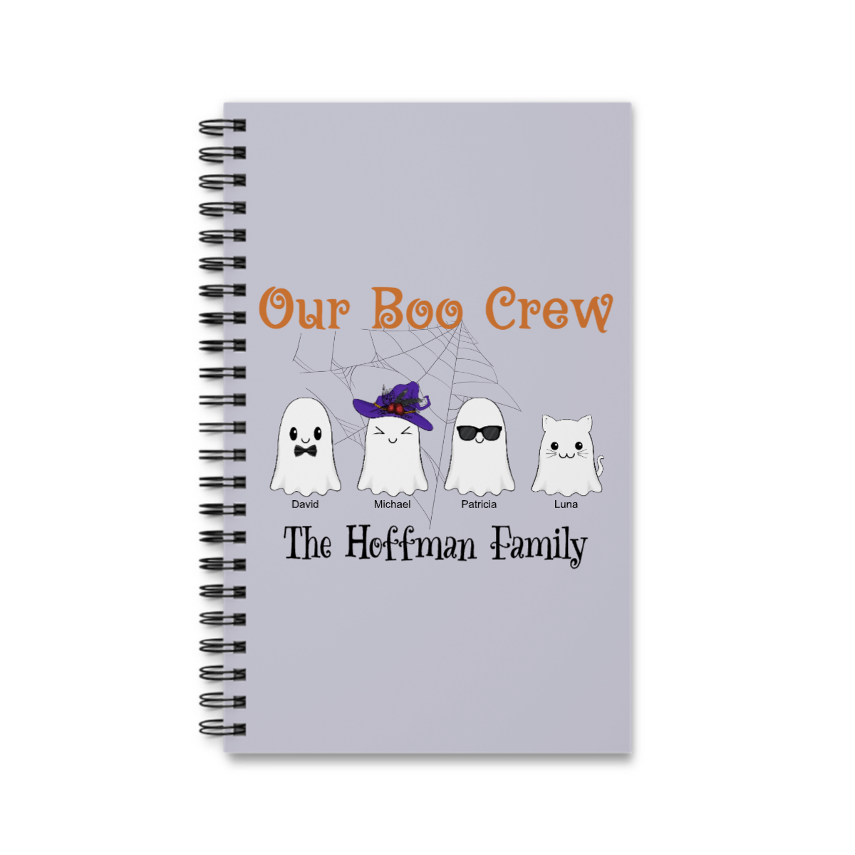Unsere Boo Crew Halloween Spiralnotizbuch