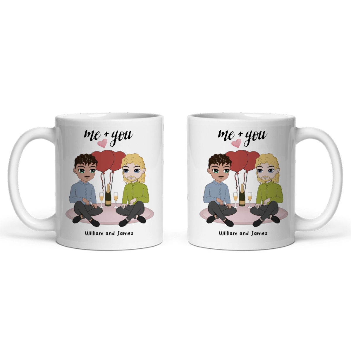Ich + Du Keramiktasse