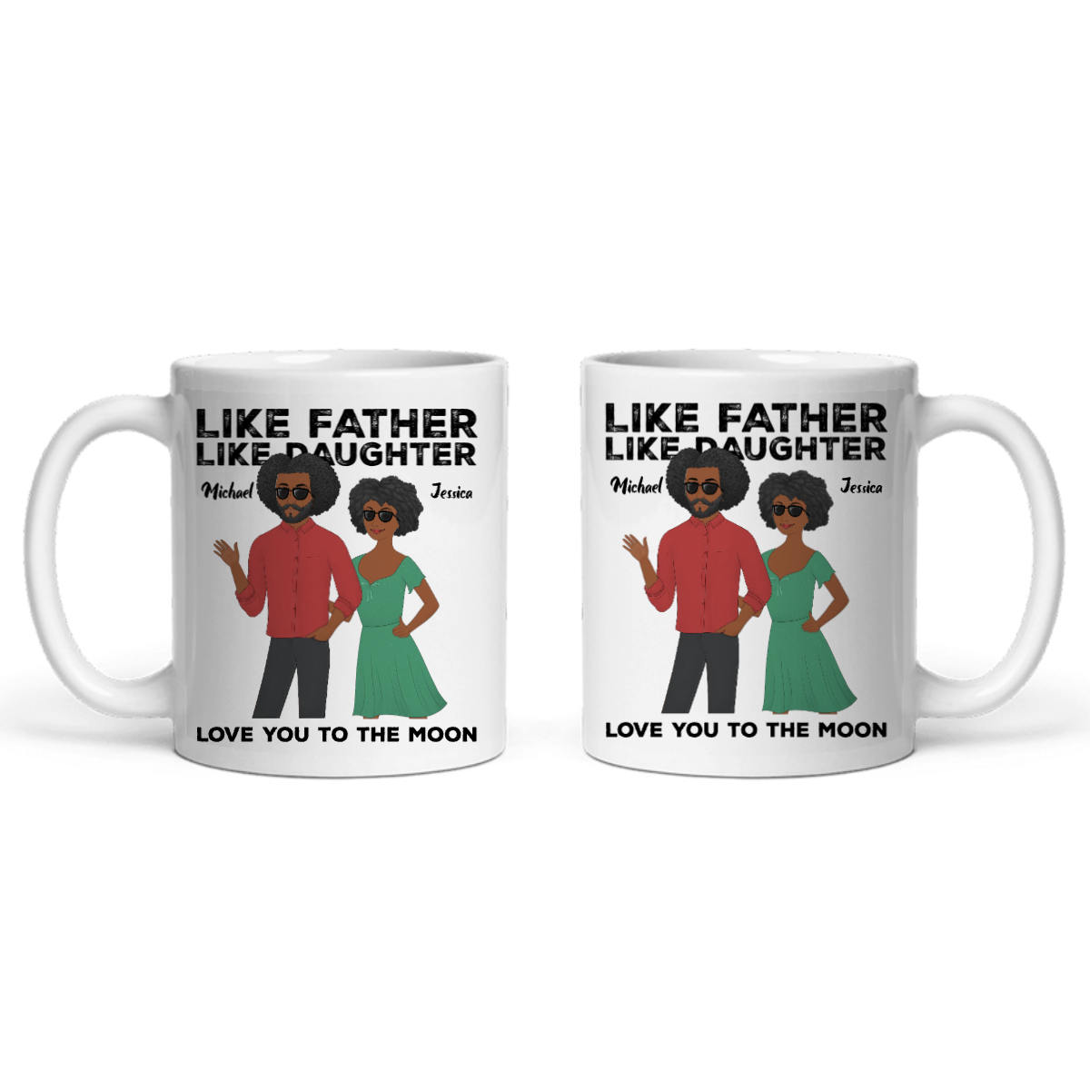 Wie der Vater, so die Tochter Keramiktasse