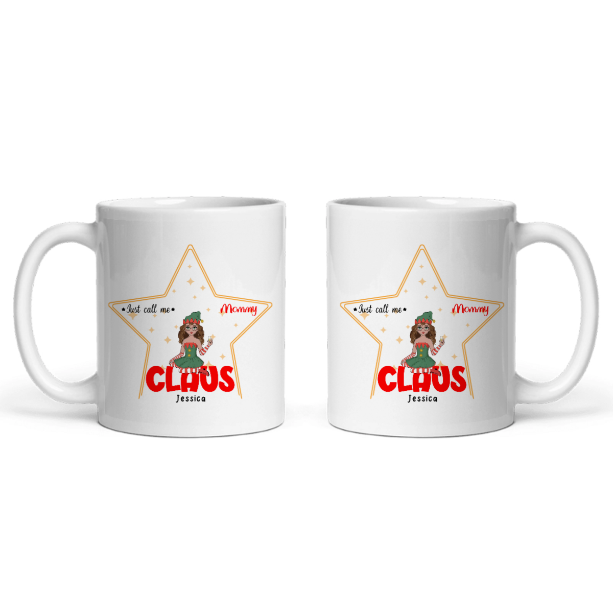Nenn mich Oma Klaus Weihnacht Keramiktasse