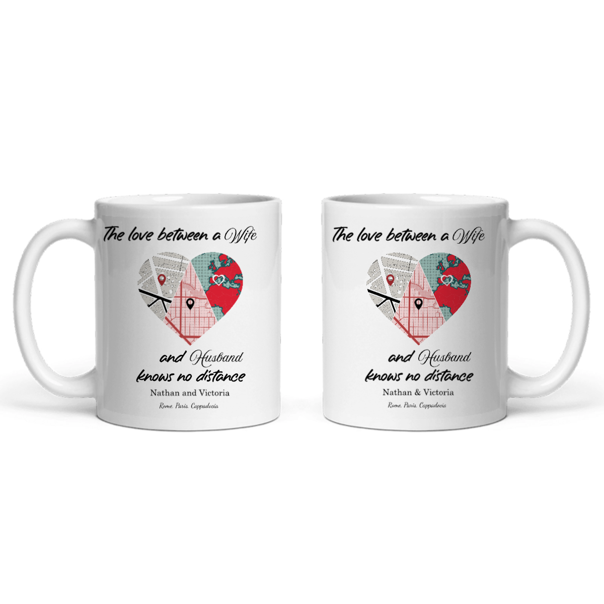 Die Liebe zwischen Keramiktasse