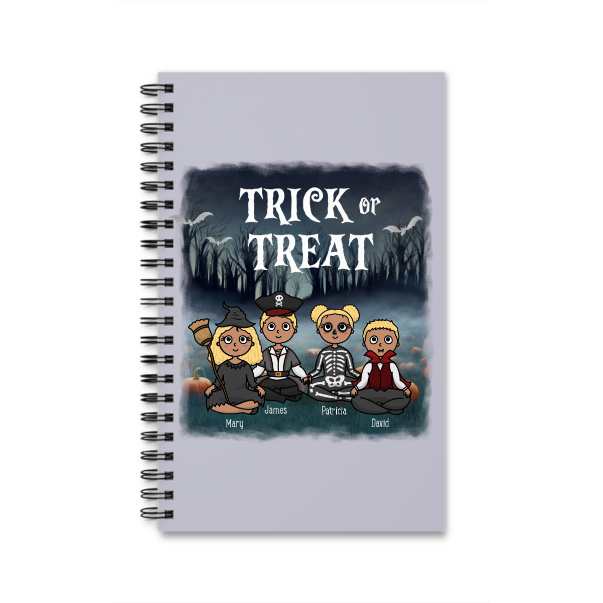 Süßes oder Saures Halloween Spiralnotizbuch
