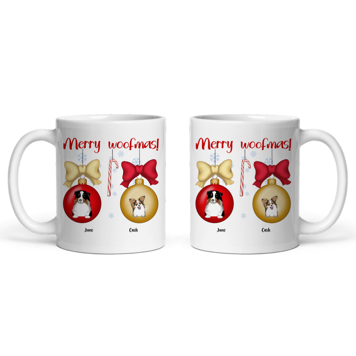 Frohe Woofnachten Weihnacht Keramiktasse