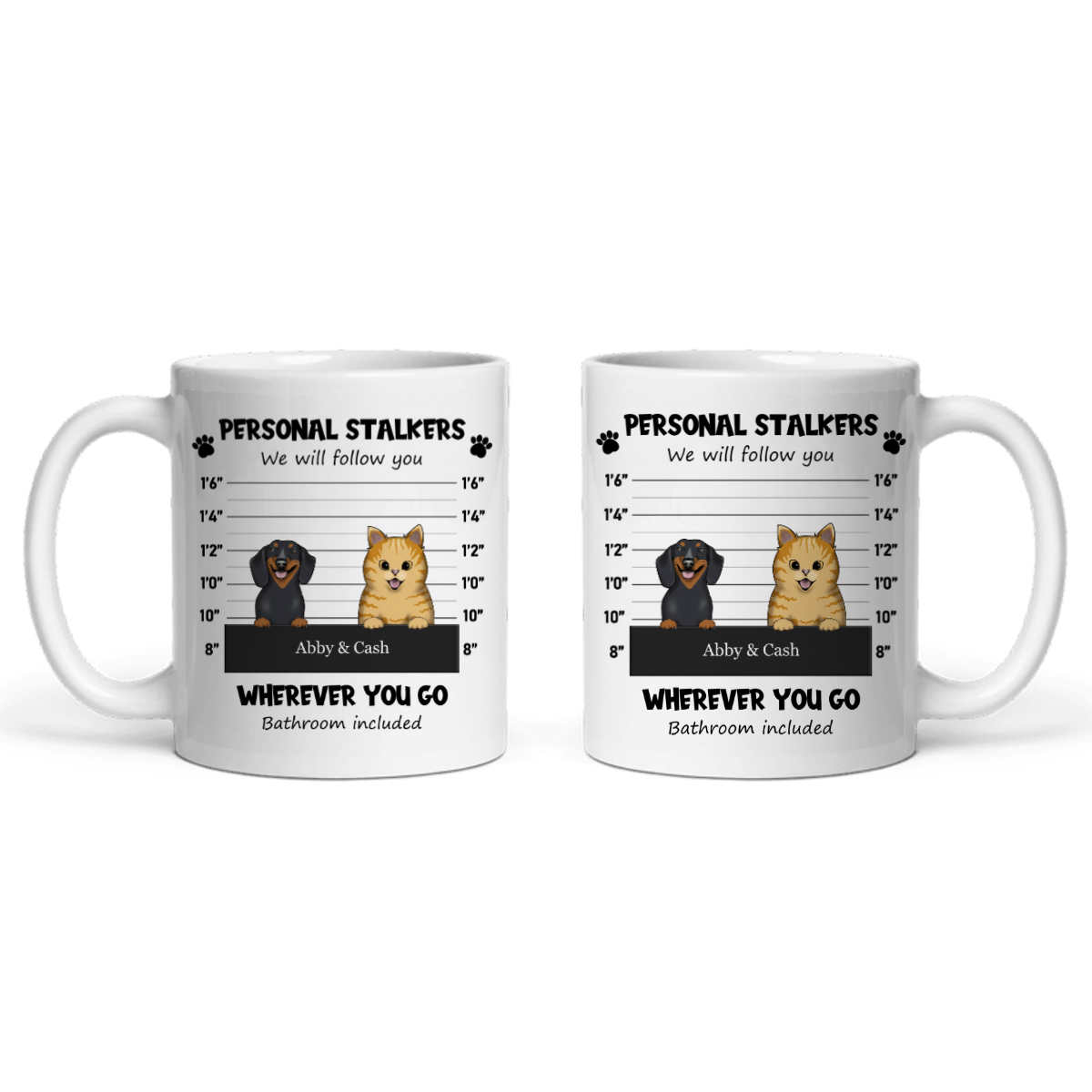 Persönliche Stalker Keramiktasse