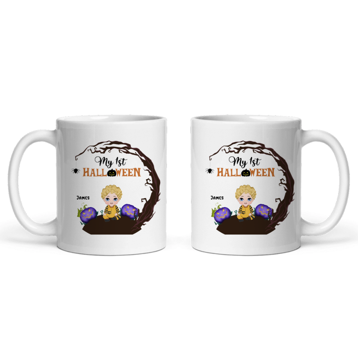 Kleines Monster Halloween Keramiktasse