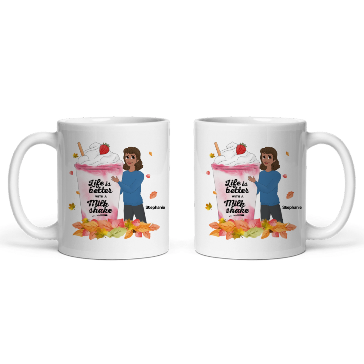 Das Leben ist besser mit einem Getränk Keramiktasse
