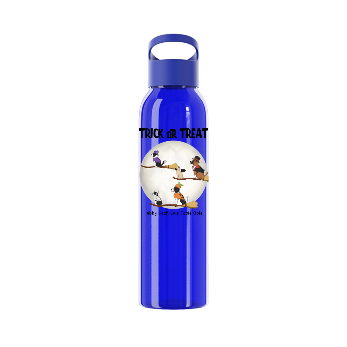 Süßes oder Saures Hunde Halloween Wasserflasche 650 ml