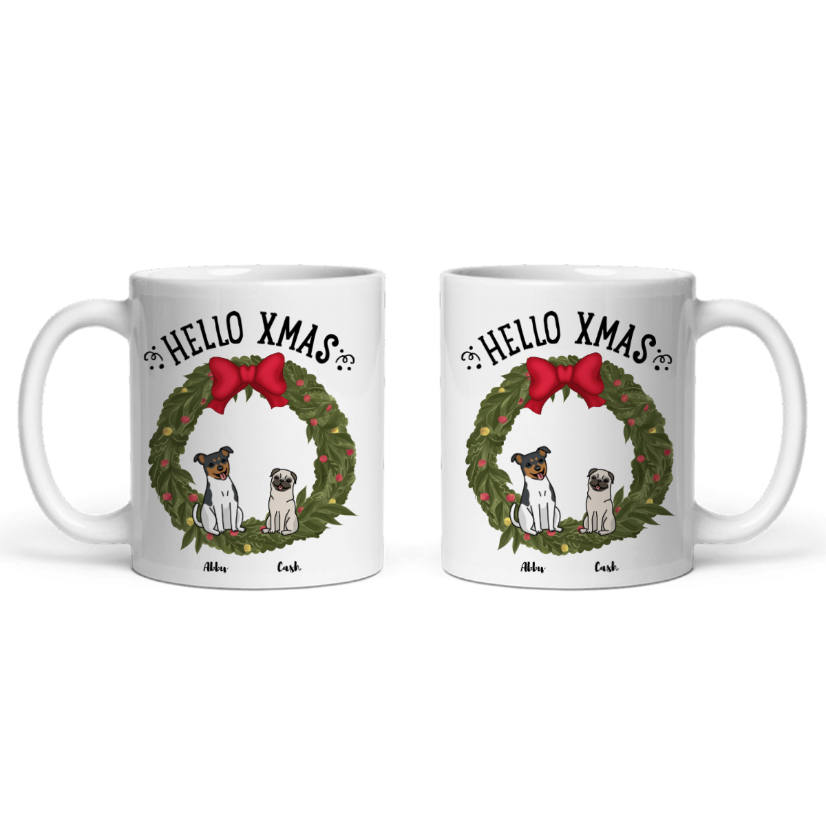 Hallo Xmas Weihnacht Keramiktasse