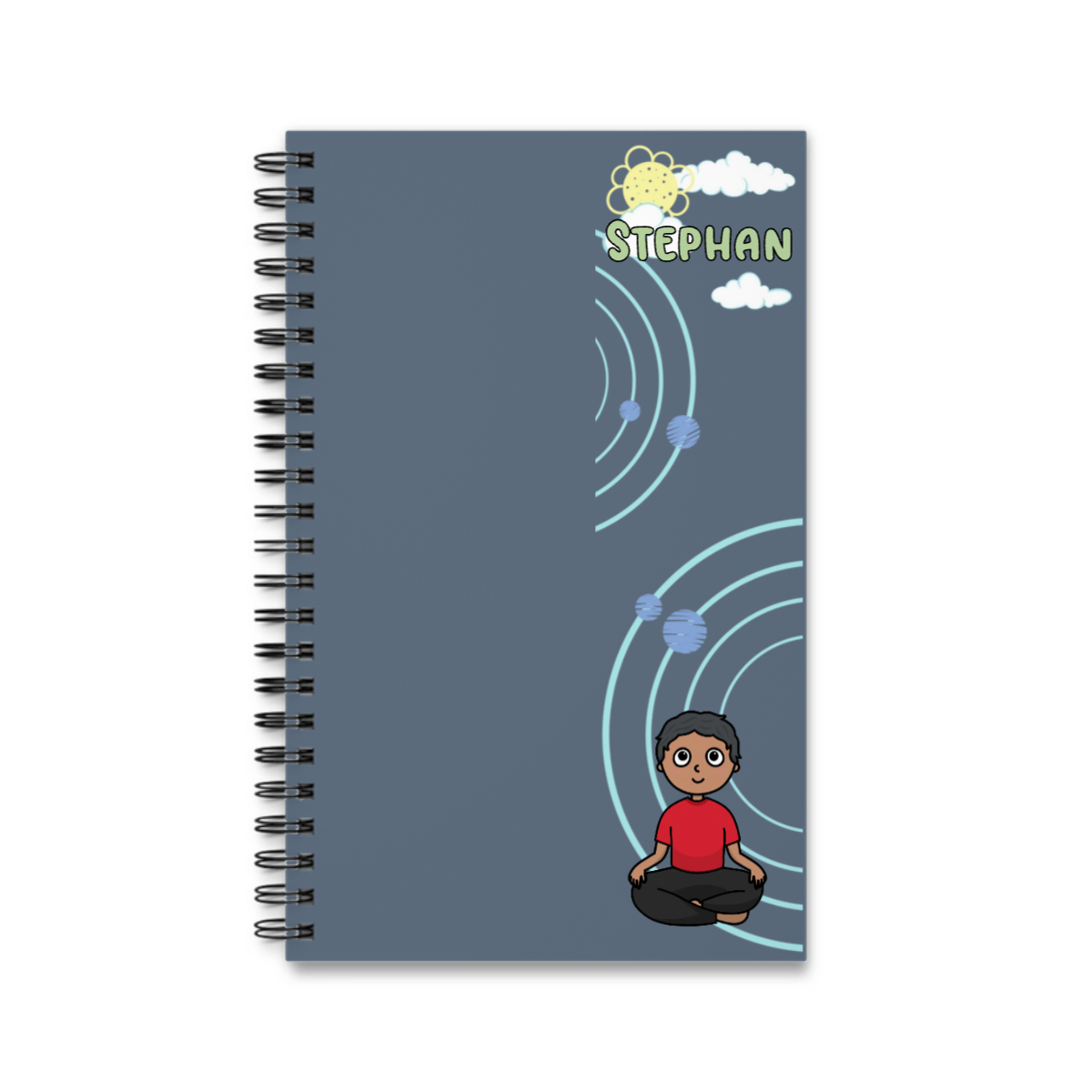 Personalisierter Name Spiralnotizbuch