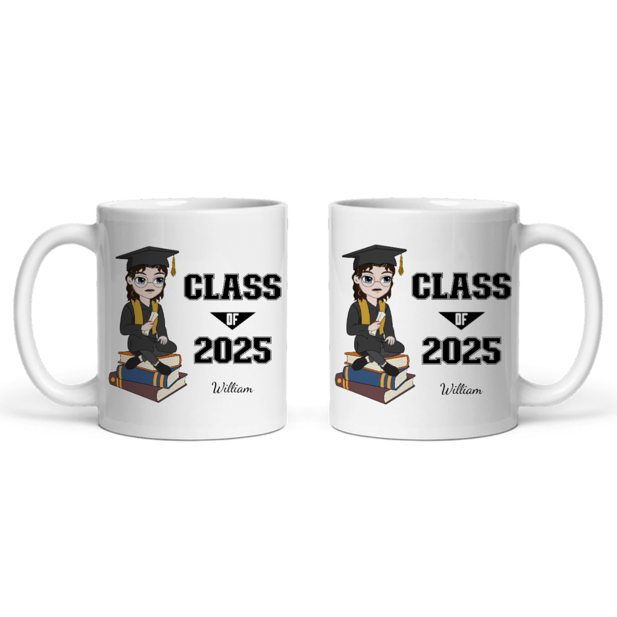 Abschluss Keramiktasse