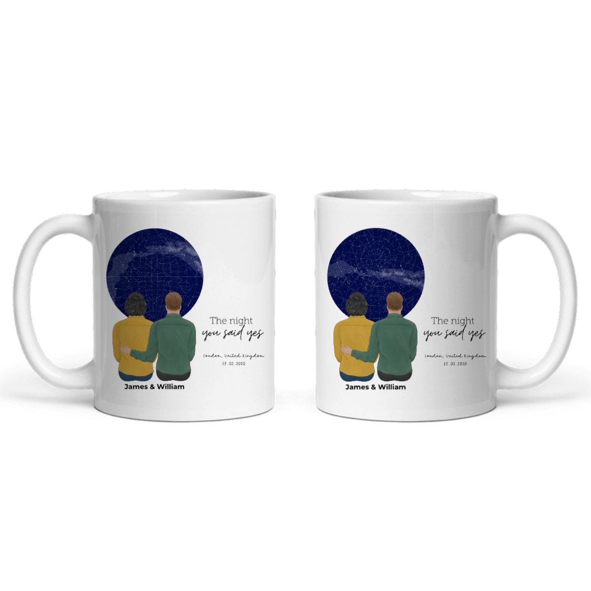 Die Nacht, in der wir uns trafen Keramiktasse