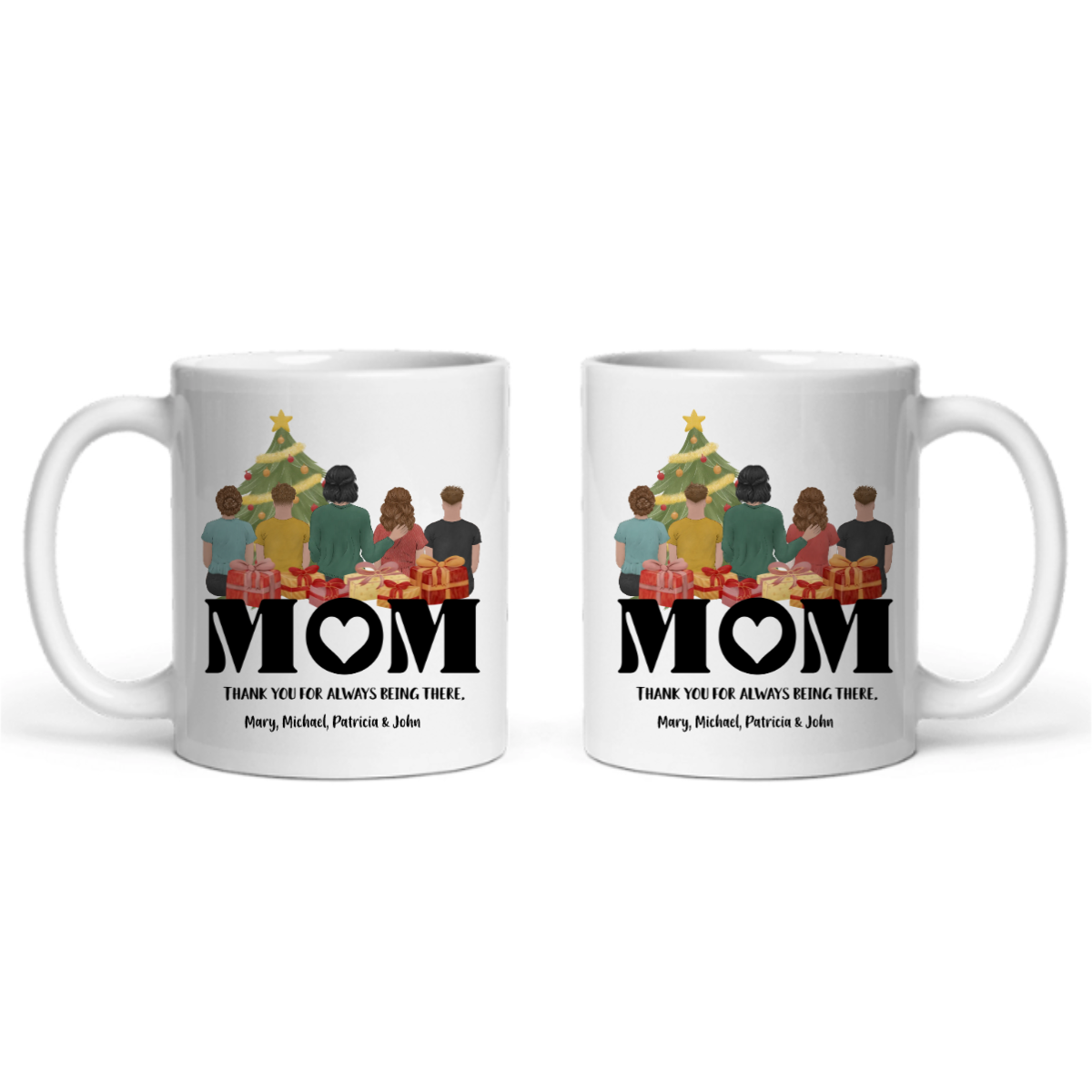 Mama, danke dass du immer da bist Weihnacht Keramiktasse