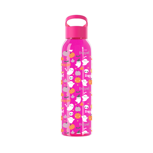 Namensmuster Halloween Wasserflasche 650 ml