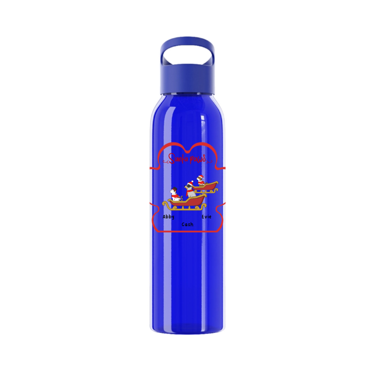 Weihnachtspfoten Wasserflasche 650 ml
