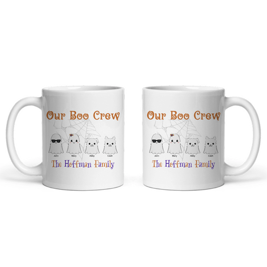 Unsere Boo Crew Halloween Keramiktasse