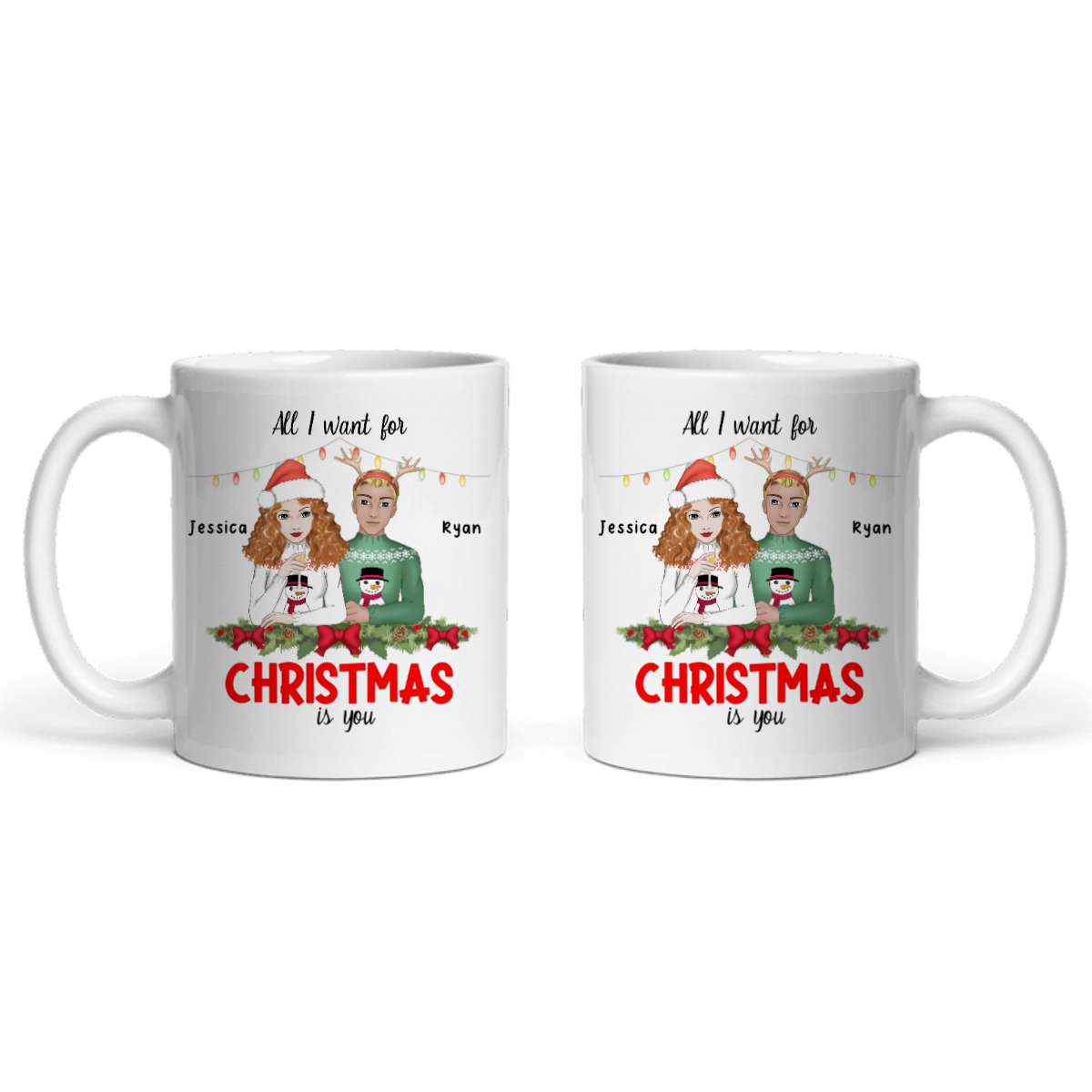 Alles was ich mir zu Weihnachten wünsche bist du Keramiktasse
