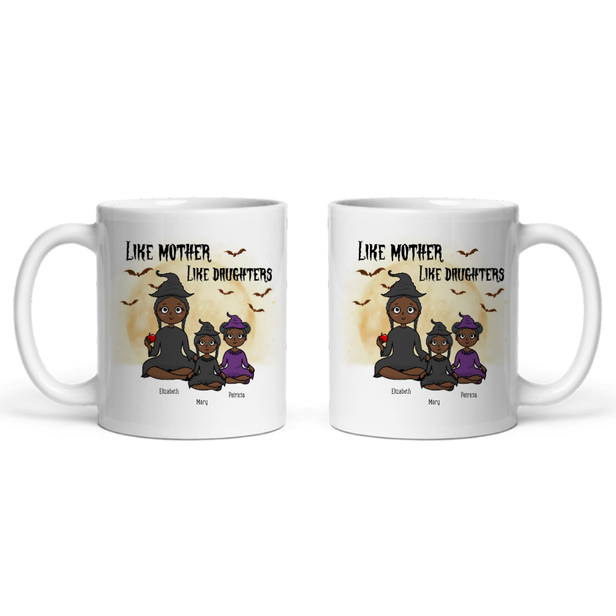 Wie die Mutter, so die Tochter, Halloween Keramiktasse