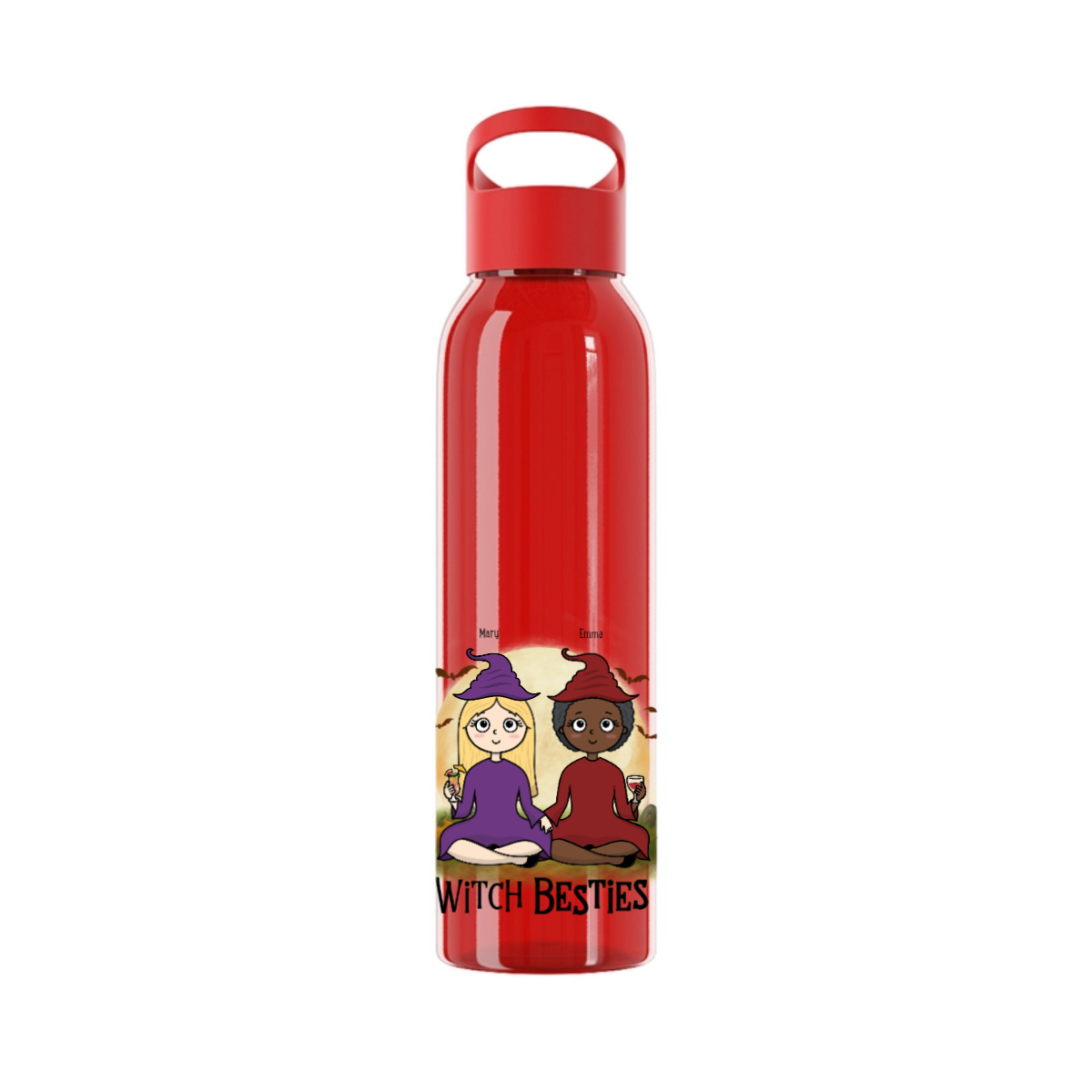 Hexenbesties Halloween Wasserflasche 650 ml