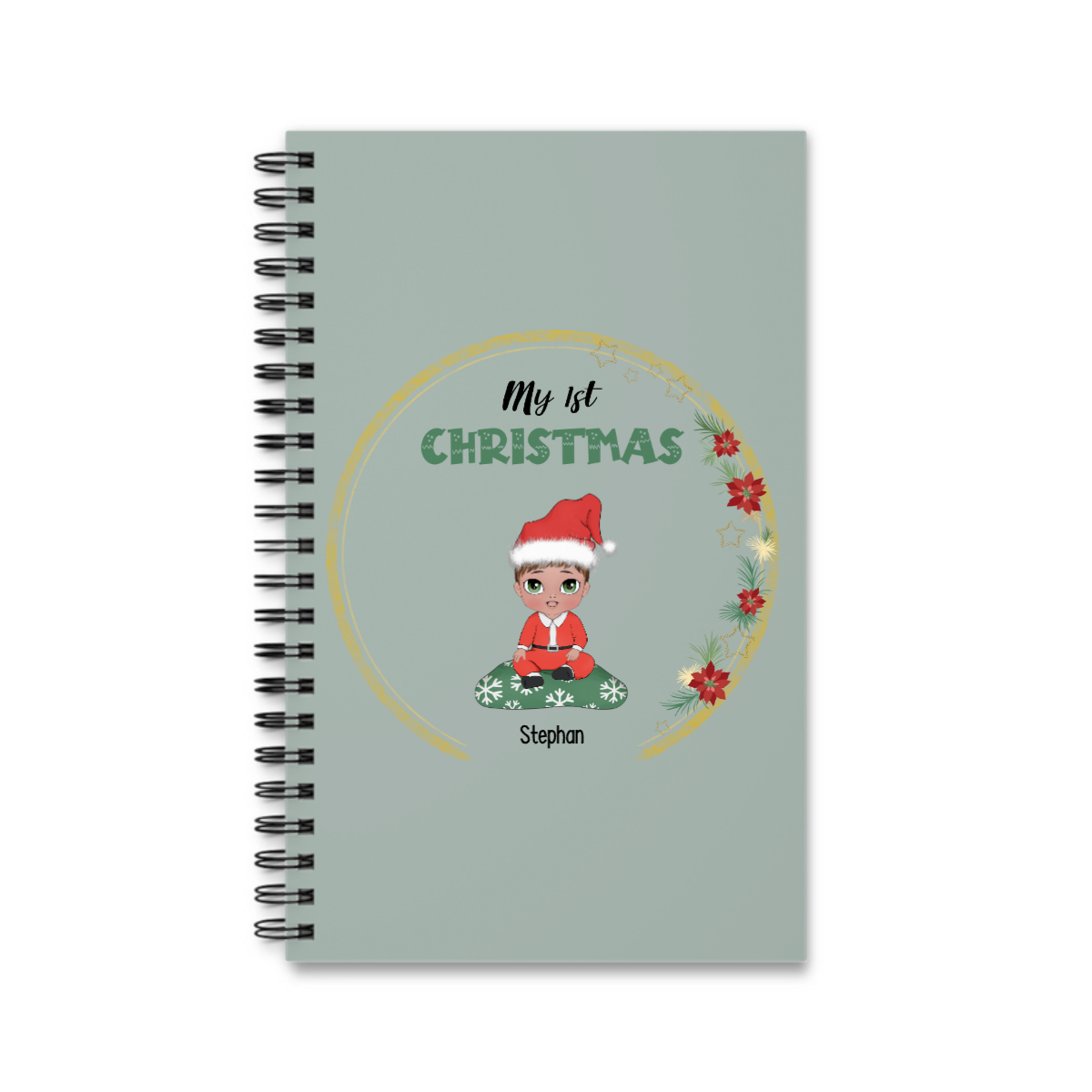 Mein erstes Weihnachten Spiralnotizbuch