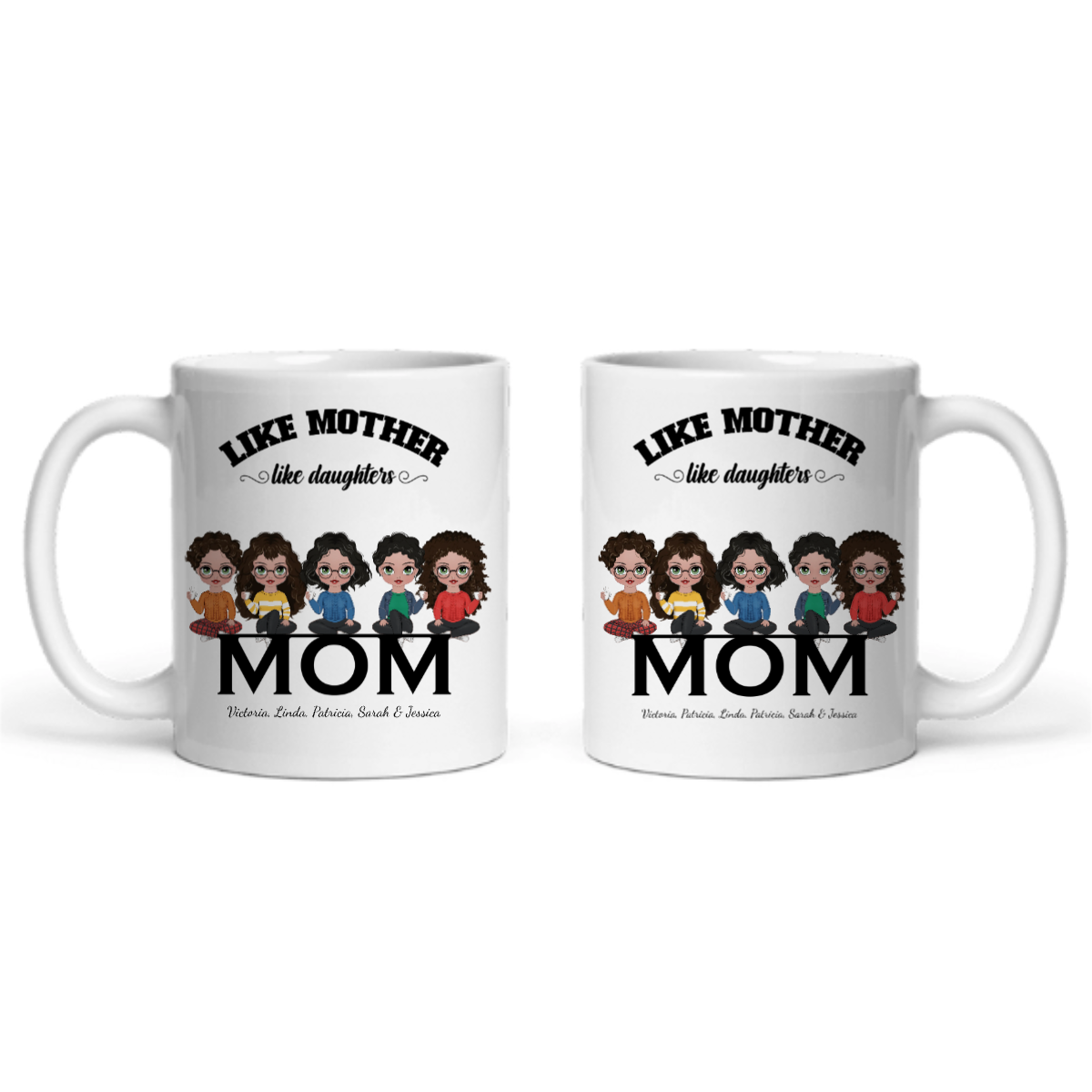 Wie die Mutter, so die Tochter Keramiktasse