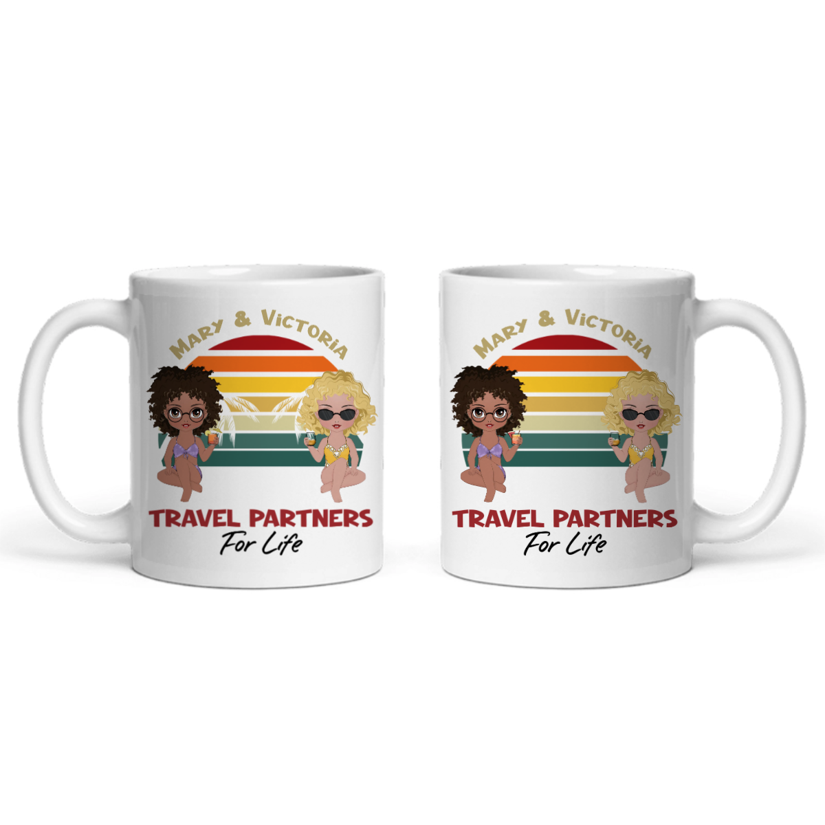 Reisepartner fürs Leben Keramiktasse