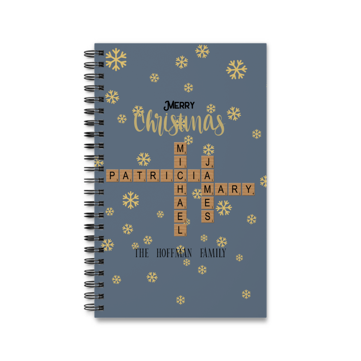 Frohe Weihnachten Spiralnotizbuch