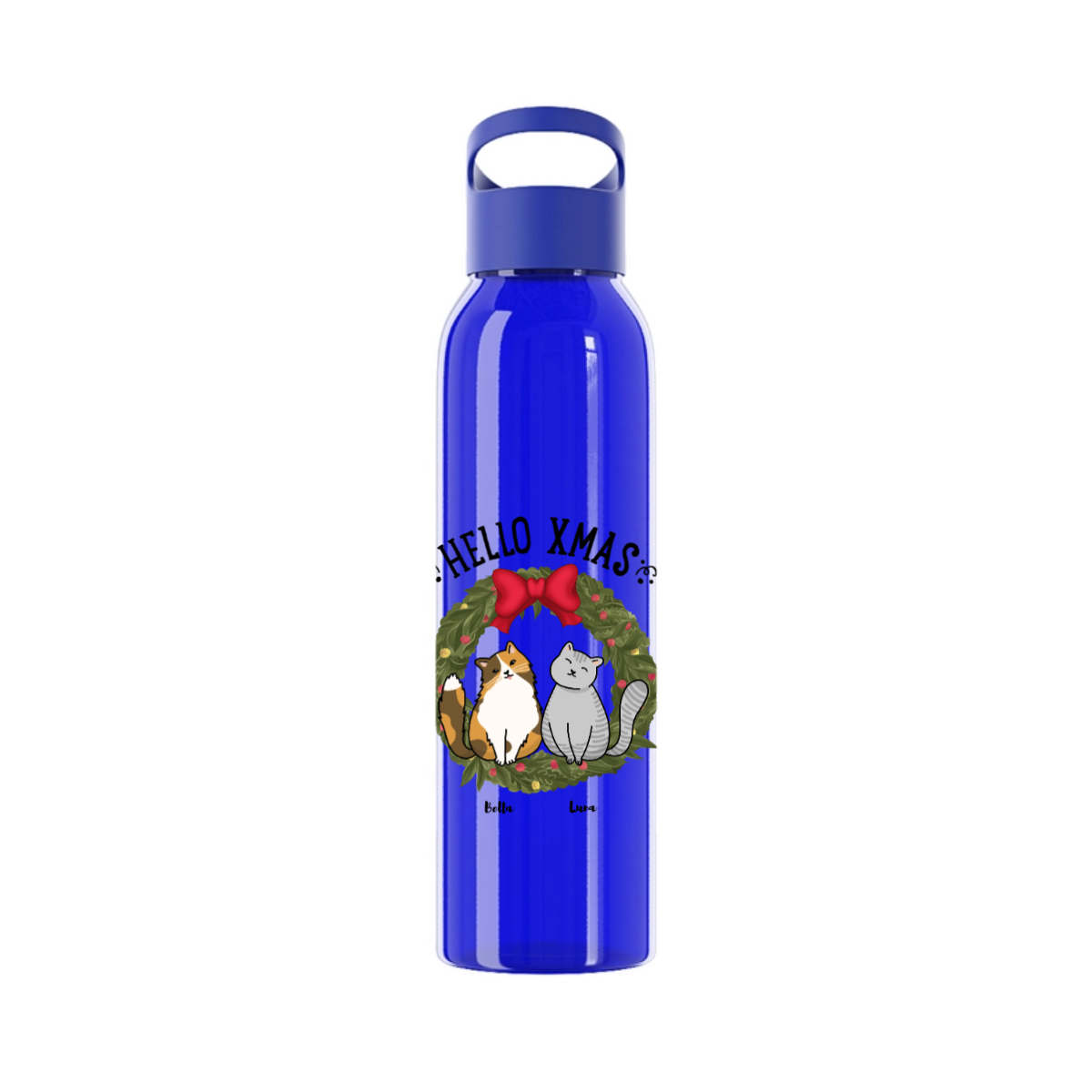 Hallo Xmas Weihnacht Wasserflasche 650 ml