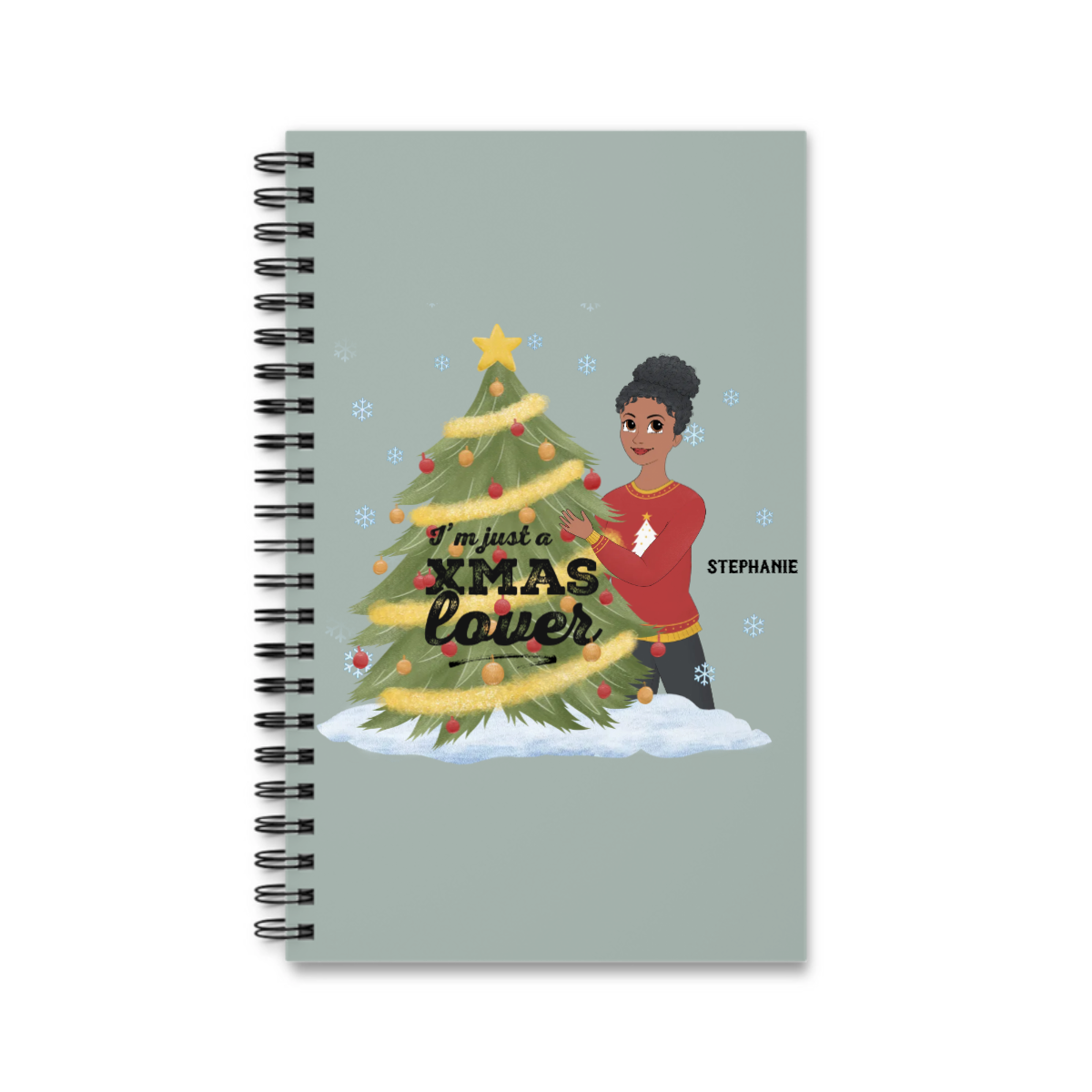 Christmas lover Spiralnotizbuch