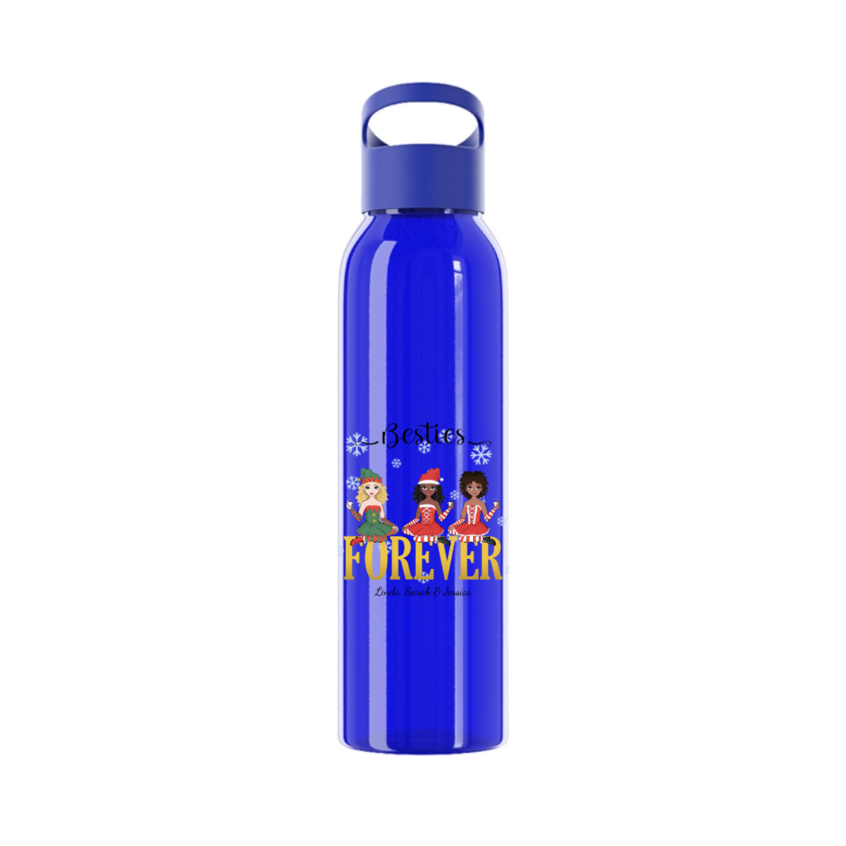 Freunde für immer Weihnacht Wasserflasche 650 ml