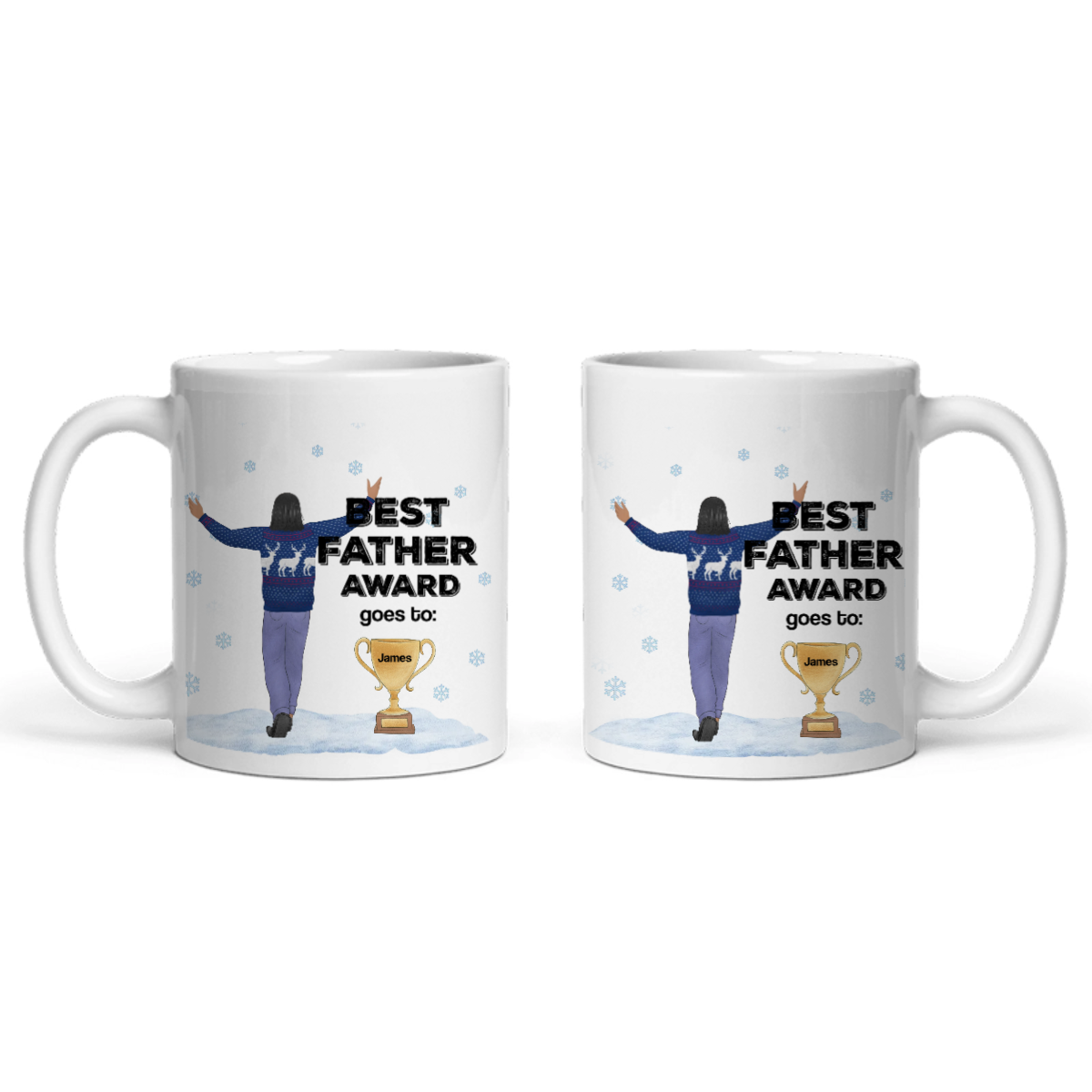 Bester Vater Auszeichnung Weihnacht Keramiktasse