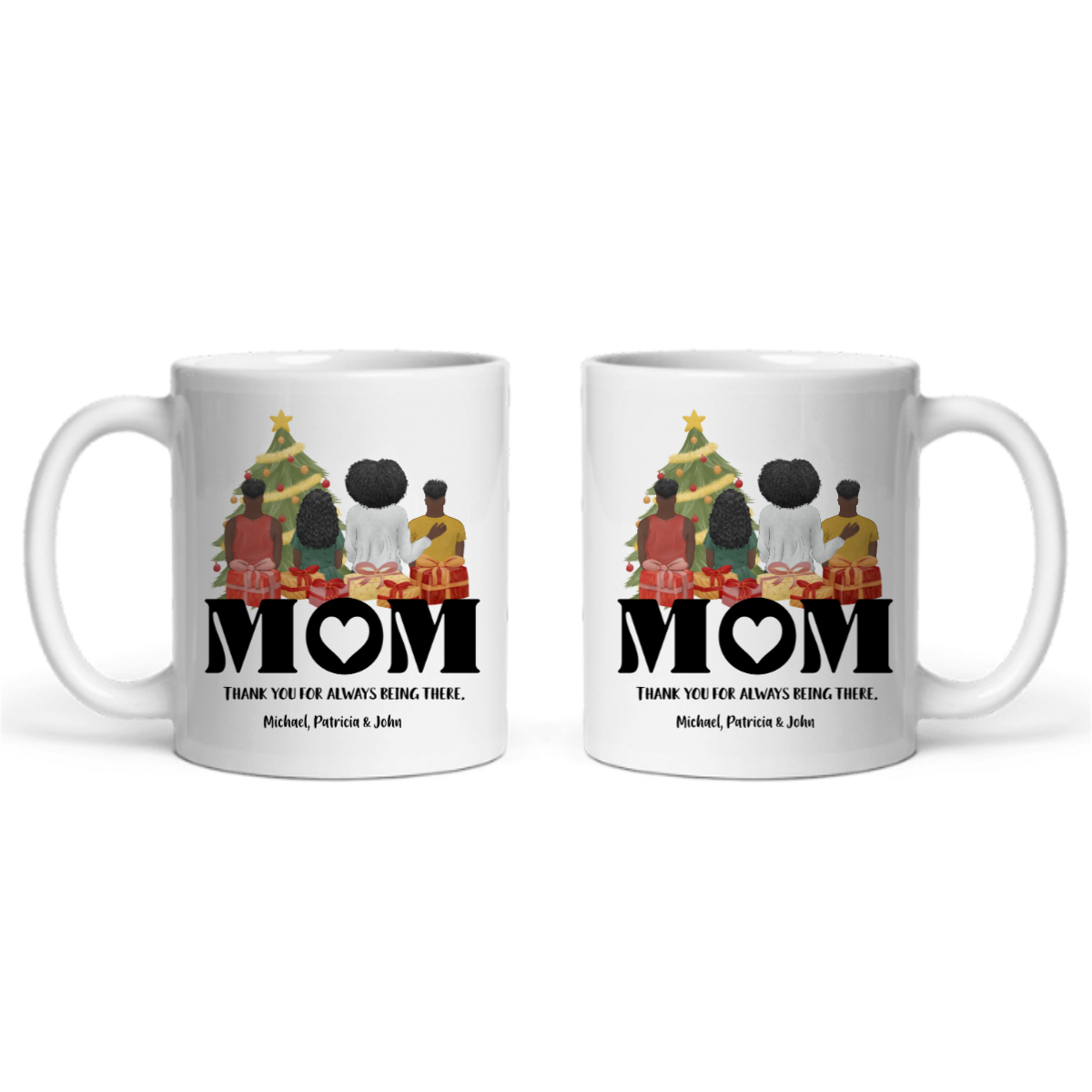 Mama, danke dass du immer da bist Weihnacht Keramiktasse