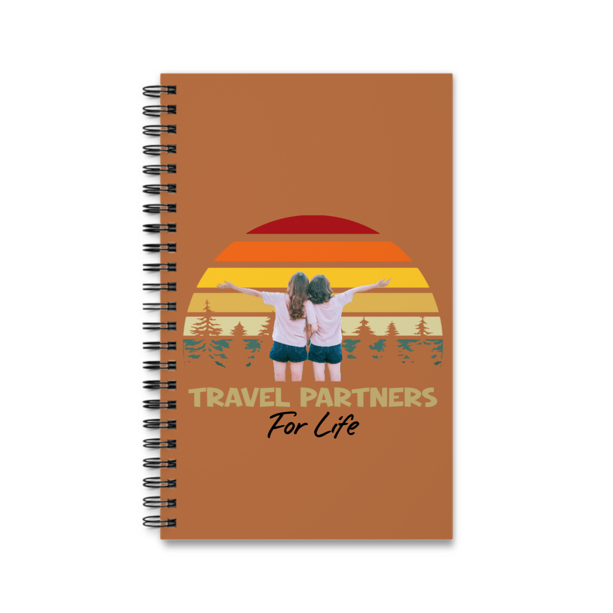 Reisepartner fürs Leben Spiralnotizbuch
