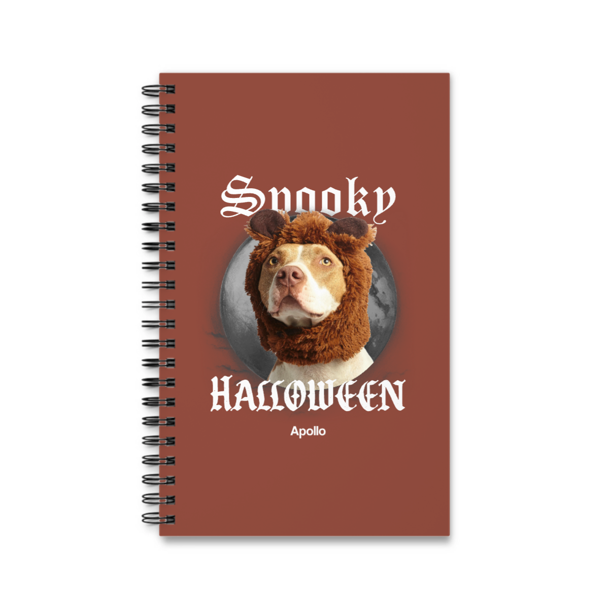 Gruselige Jahreszeit Halloween Spiralnotizbuch