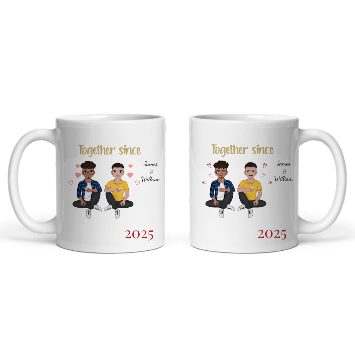 Zusammen seit Keramiktasse