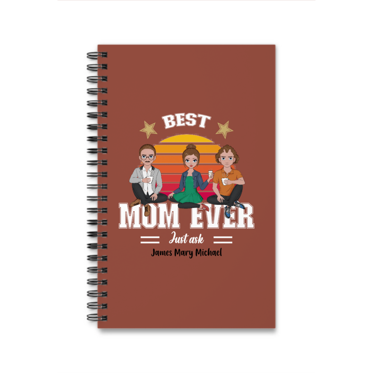 Beste Mama aller Zeiten Spiralnotizbuch