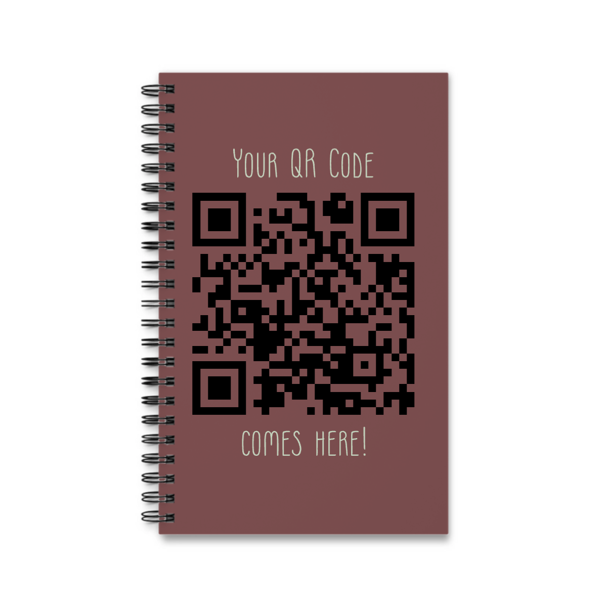 Dein QR Code Spiralnotizbuch