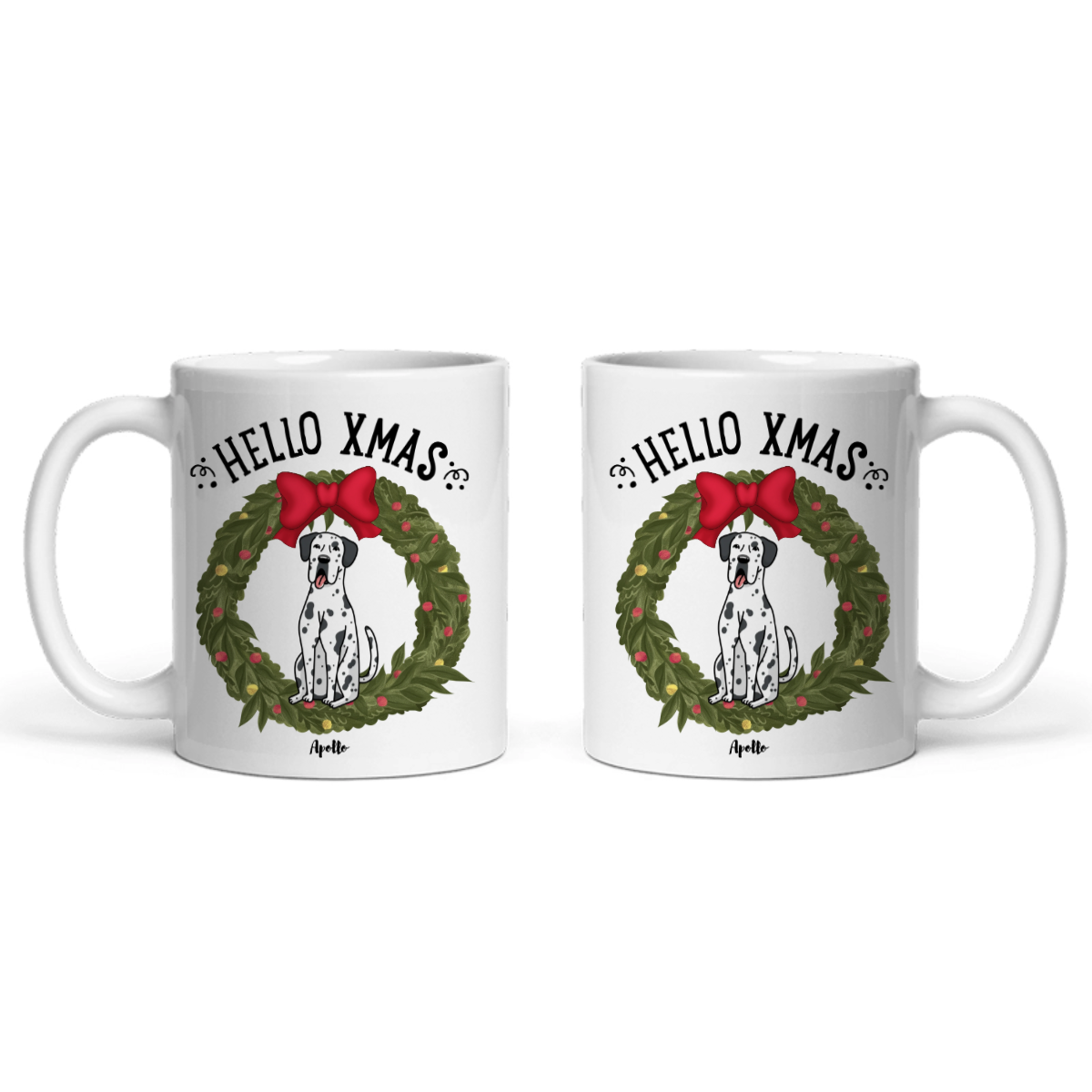 Hallo Xmas Weihnacht Keramiktasse