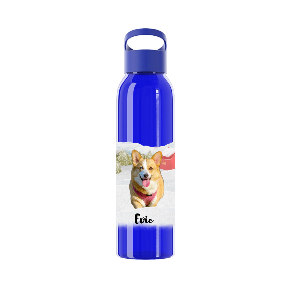 Weihnachten mit meinem Haustier Wasserflasche 650ml