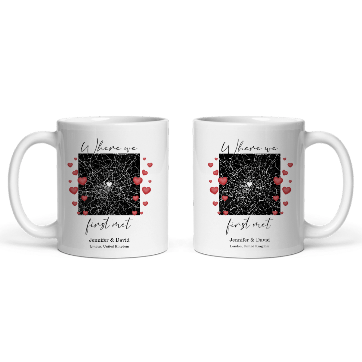 Wo wir uns zum ersten Mal trafen Keramiktasse