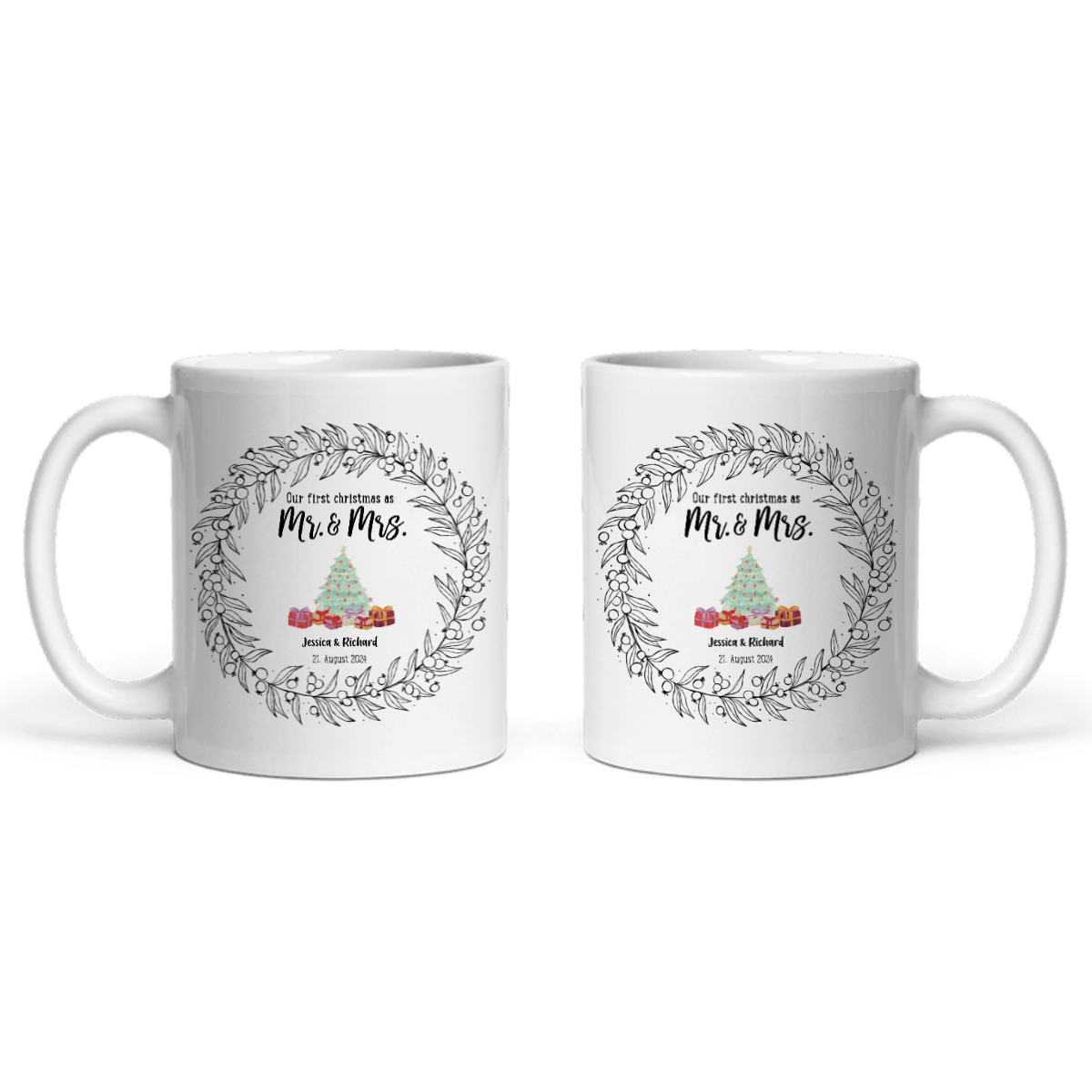 Unser erstes Weihnachten als Partner Keramiktasse