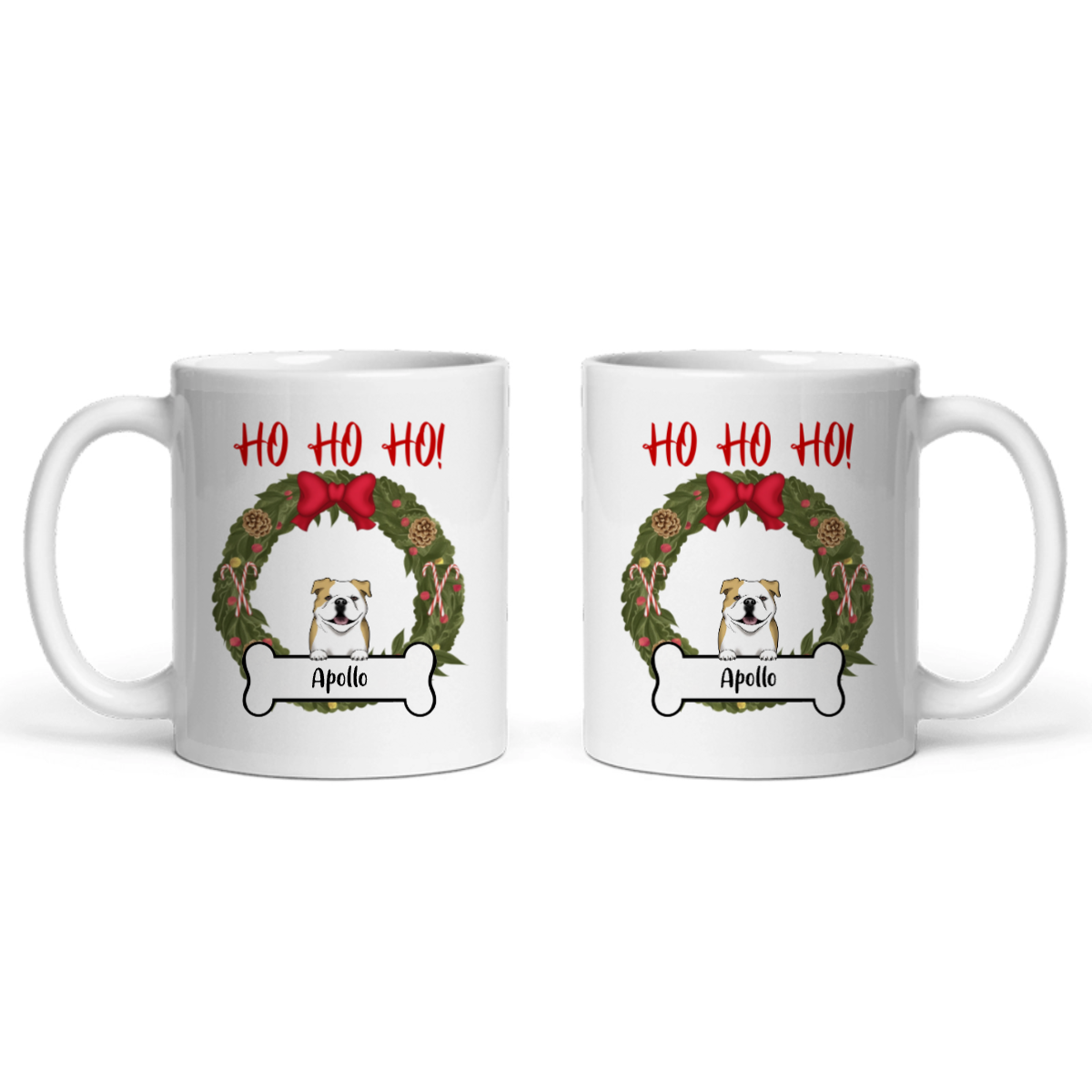 Hunde Weihnacht Keramiktasse