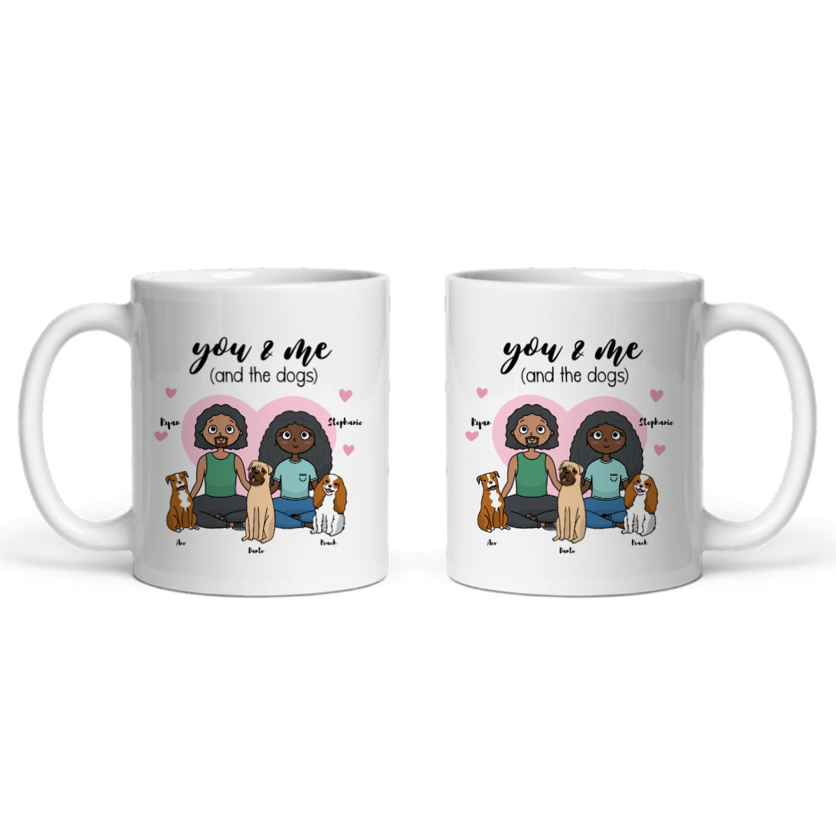 Du, ich und die Hunde Keramiktasse