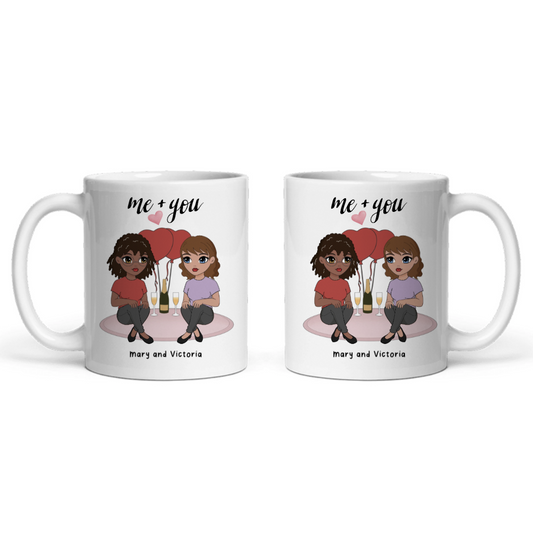 Ich + Du Keramiktasse