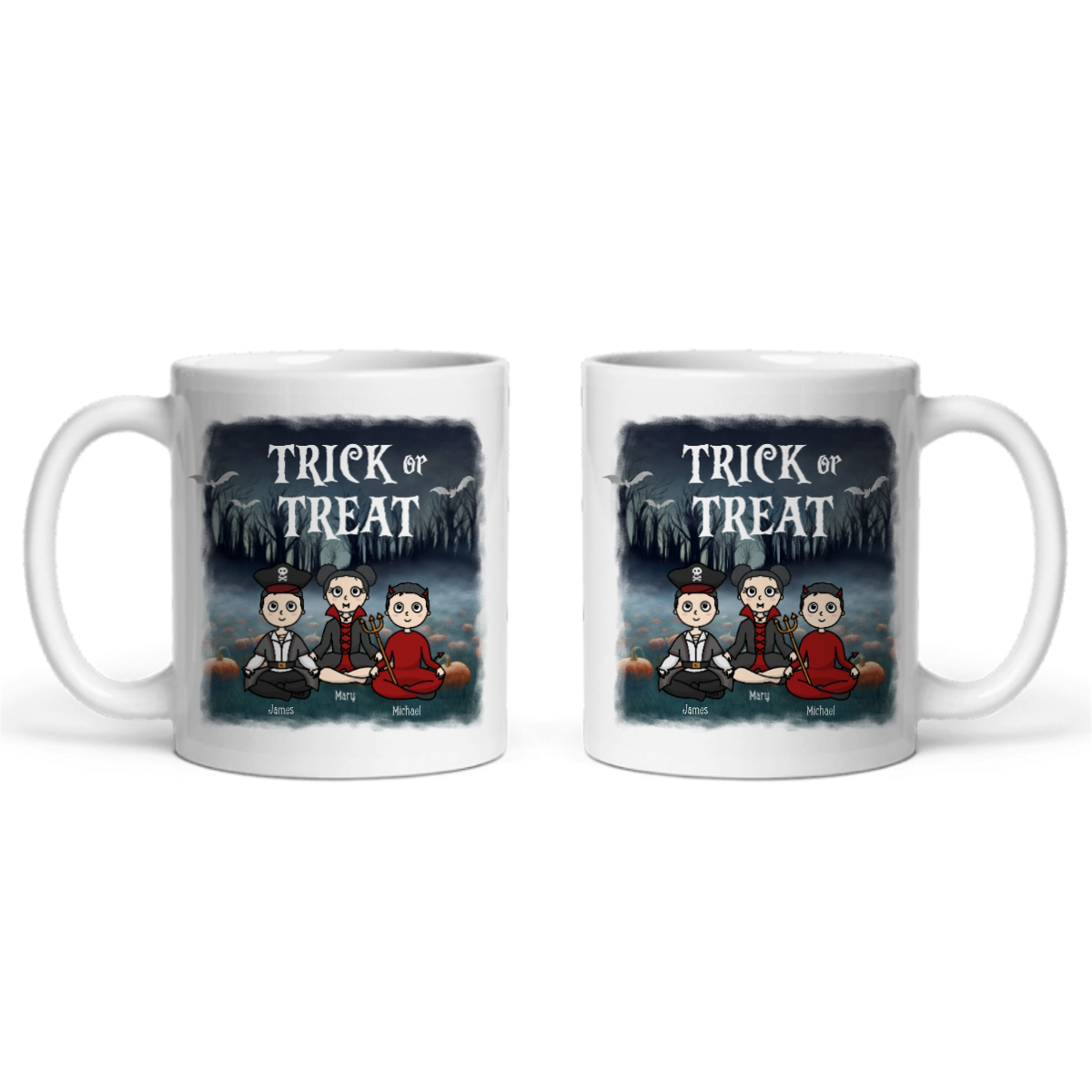 Süßes oder Saures Halloween Keramiktasse