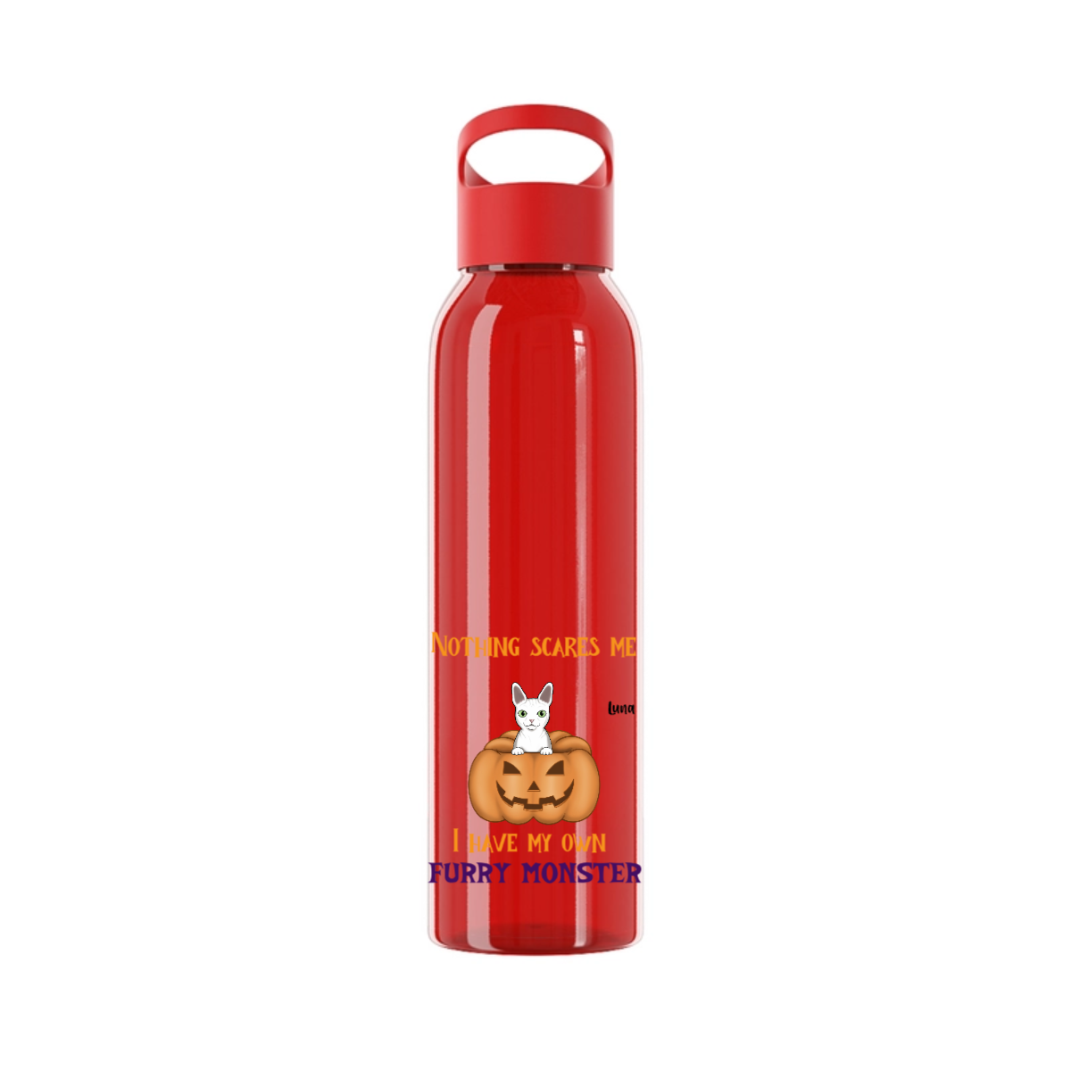 Nichts macht mir Angst Halloween Wasserflasche 650 ml