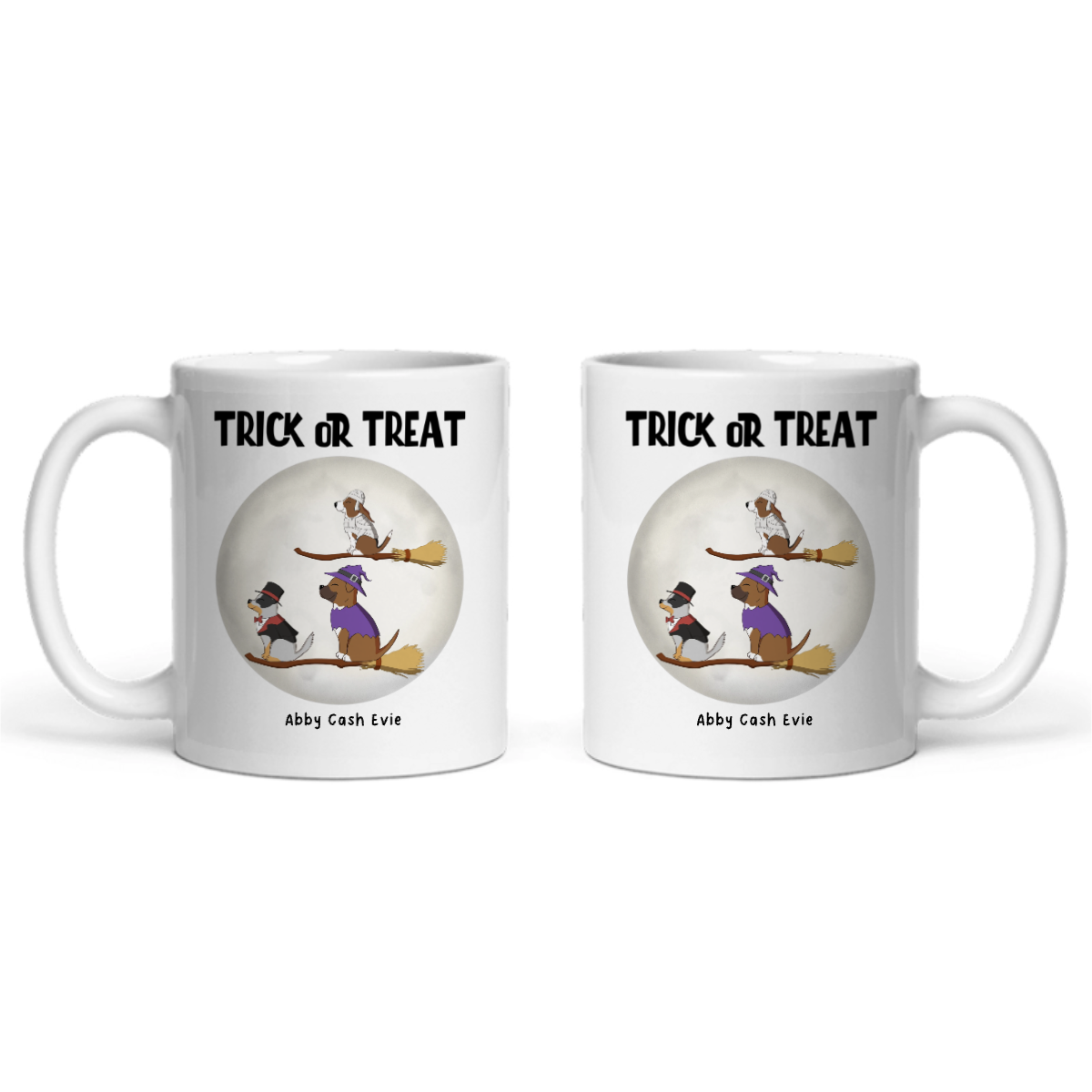 Süßes oder Saures Hunde Halloween Keramiktasse
