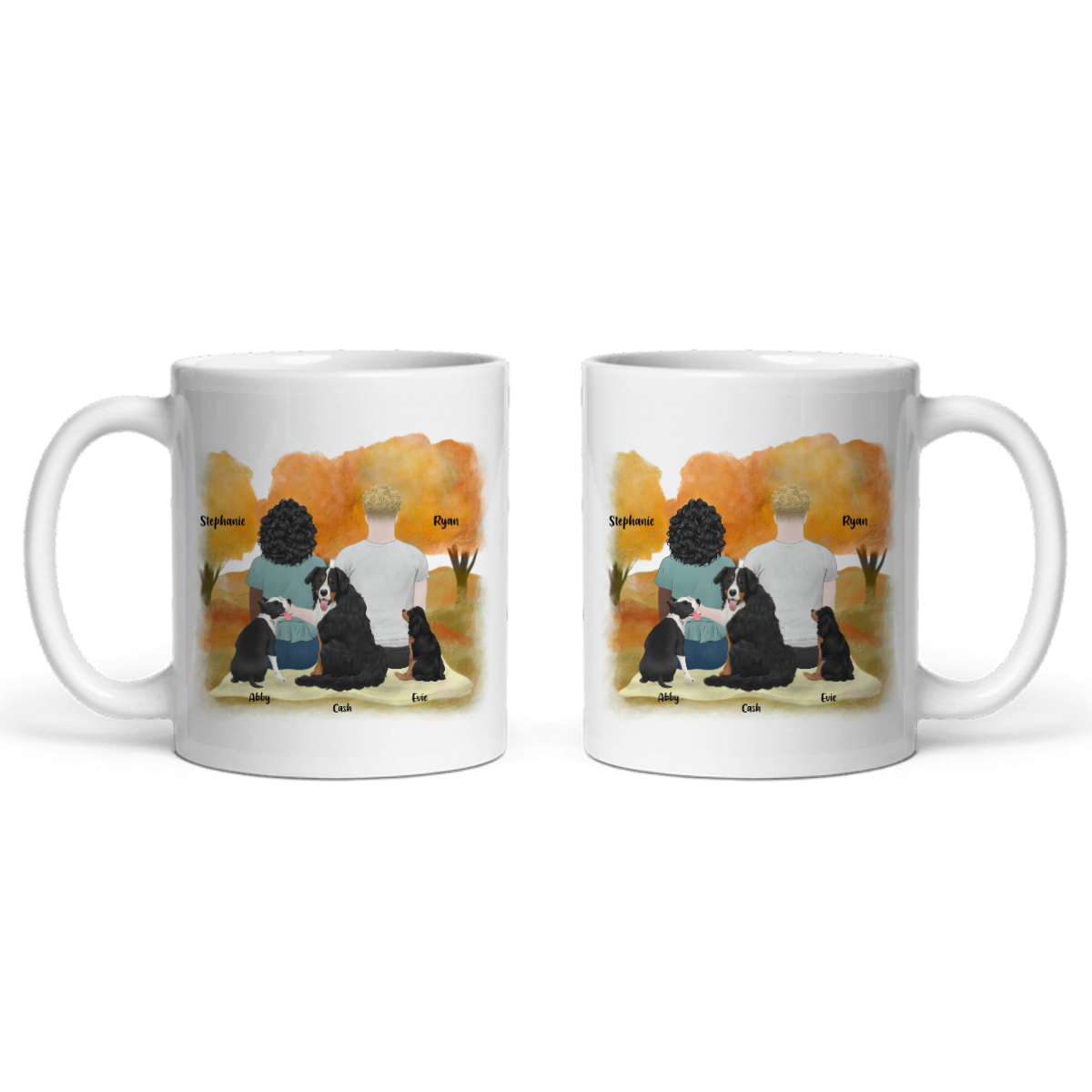Du, ich und die Hunde Keramiktasse