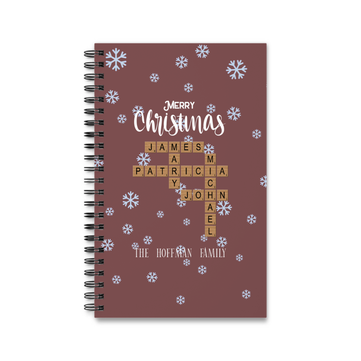 Frohe Weihnachten Spiralnotizbuch