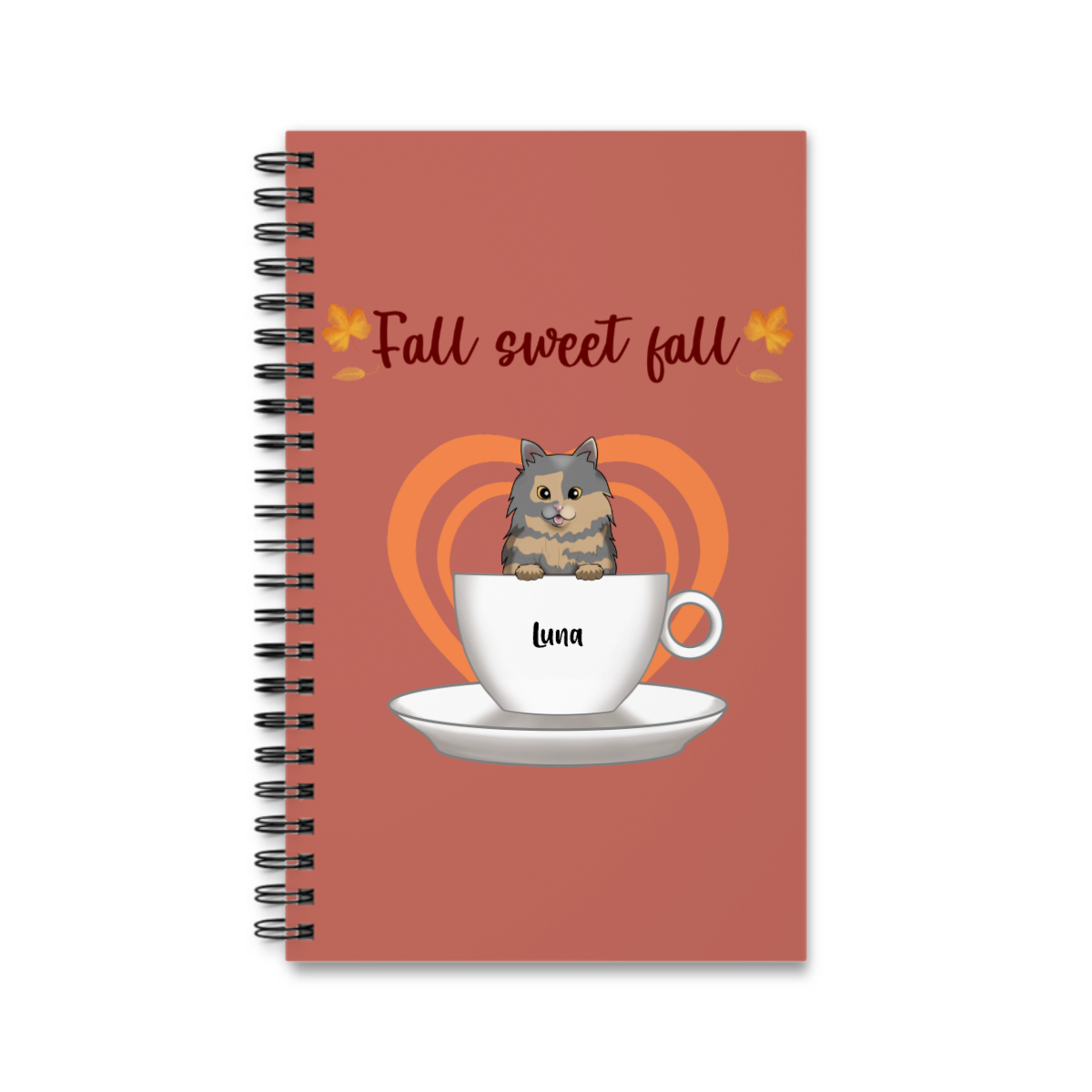 Herbst, süßer Herbst Spiralnotizbuch